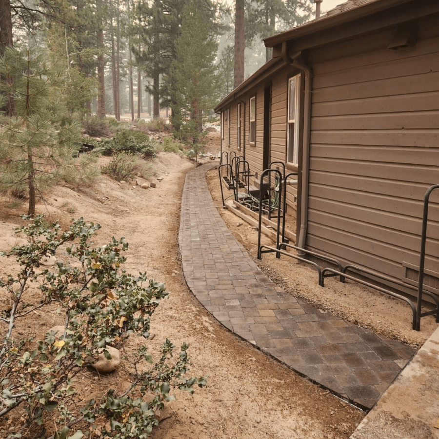 Paver walkway